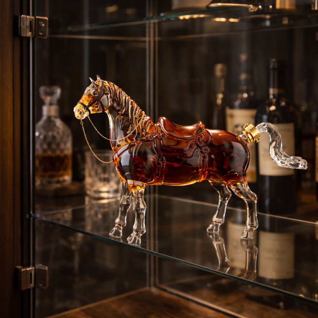 Whiskykaraf – Hest – billede 1