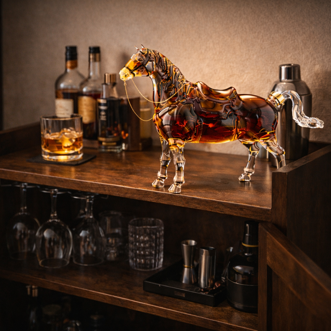 Whiskykaraf – Hest – billede 4