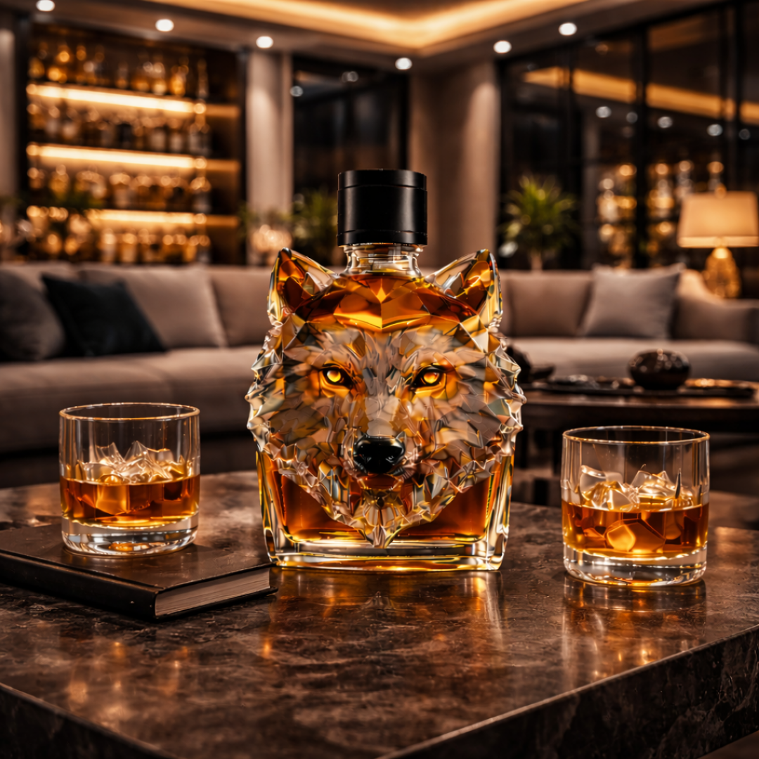 Whiskykaraf – Ulvehoved – billede 4