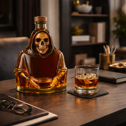 Whiskykaraf – Dødningehoved – billede 5