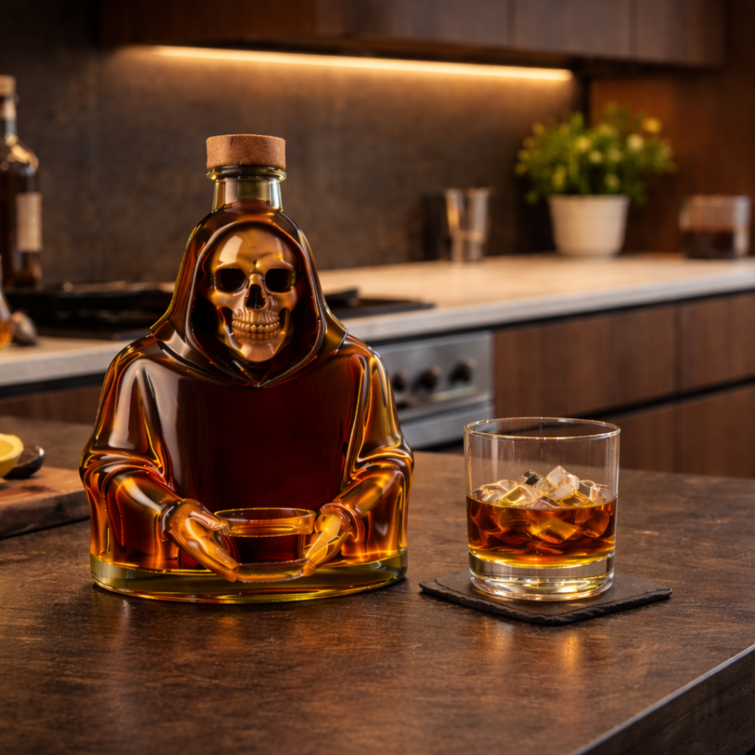 Whiskykaraf – Dødningehoved – billede 7