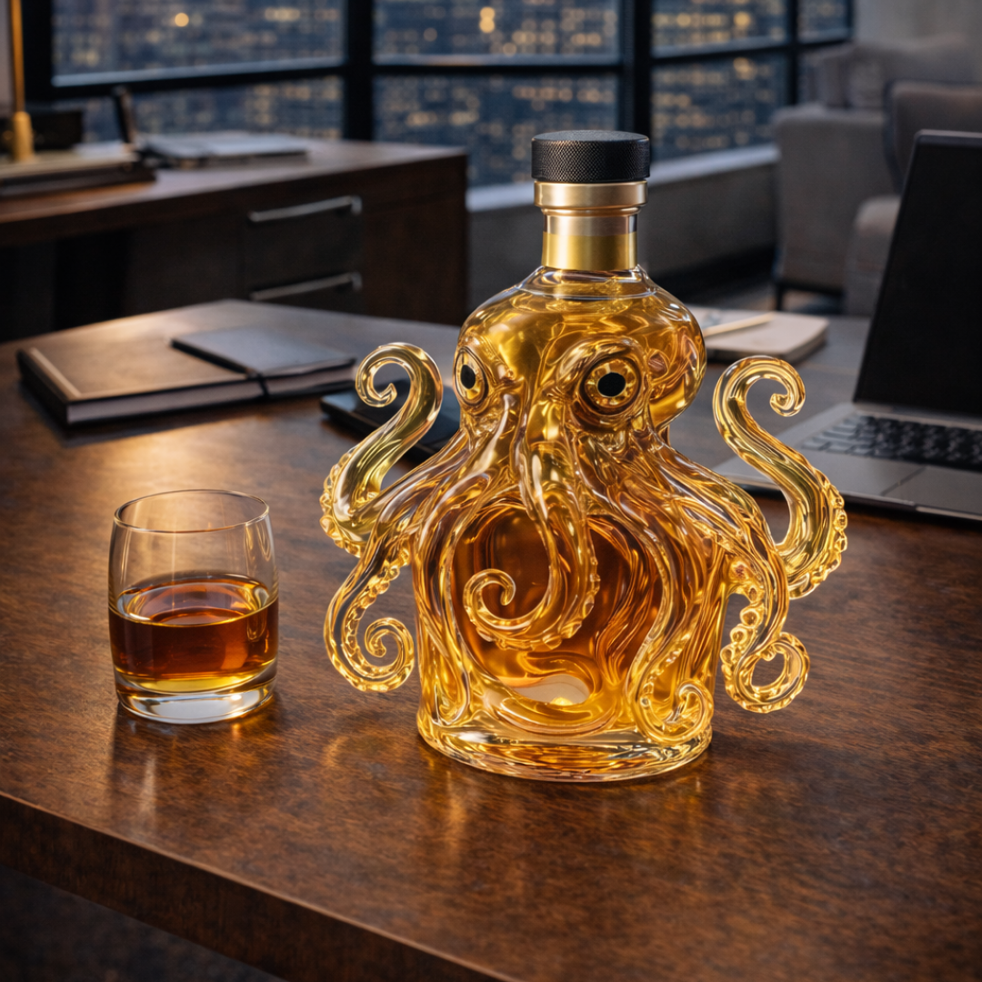 Whiskykaraf – Blæksprutte – billede 3