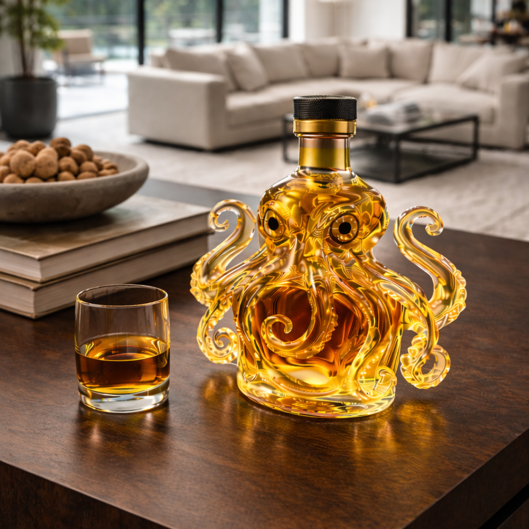 Whiskykaraf – Blæksprutte – billede 5