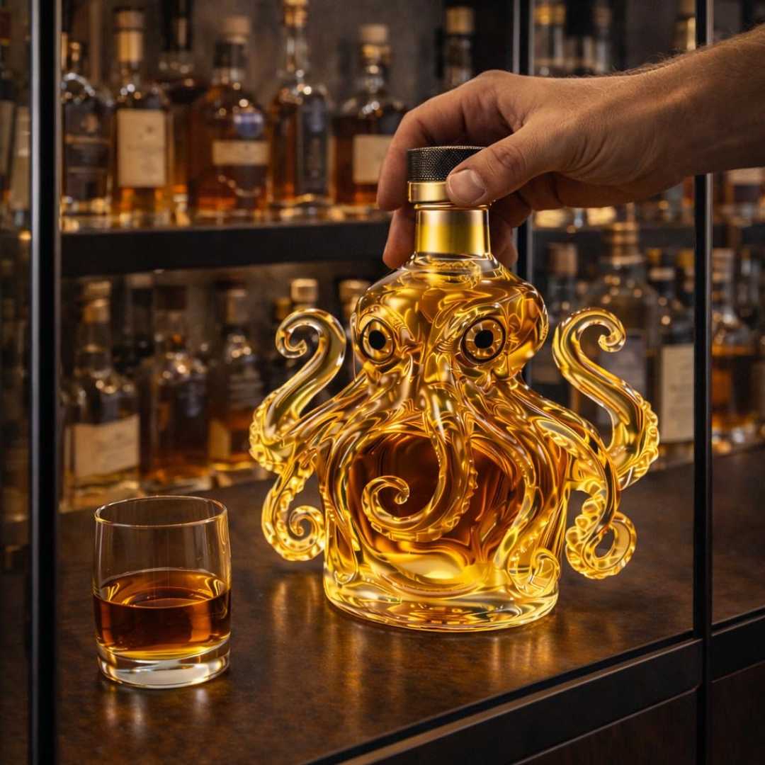Whiskykaraf – Blæksprutte – billede 7