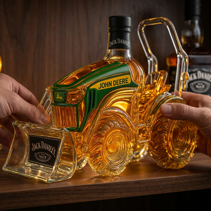 Whiskykaraf – Grøn traktorudgave – billede 6