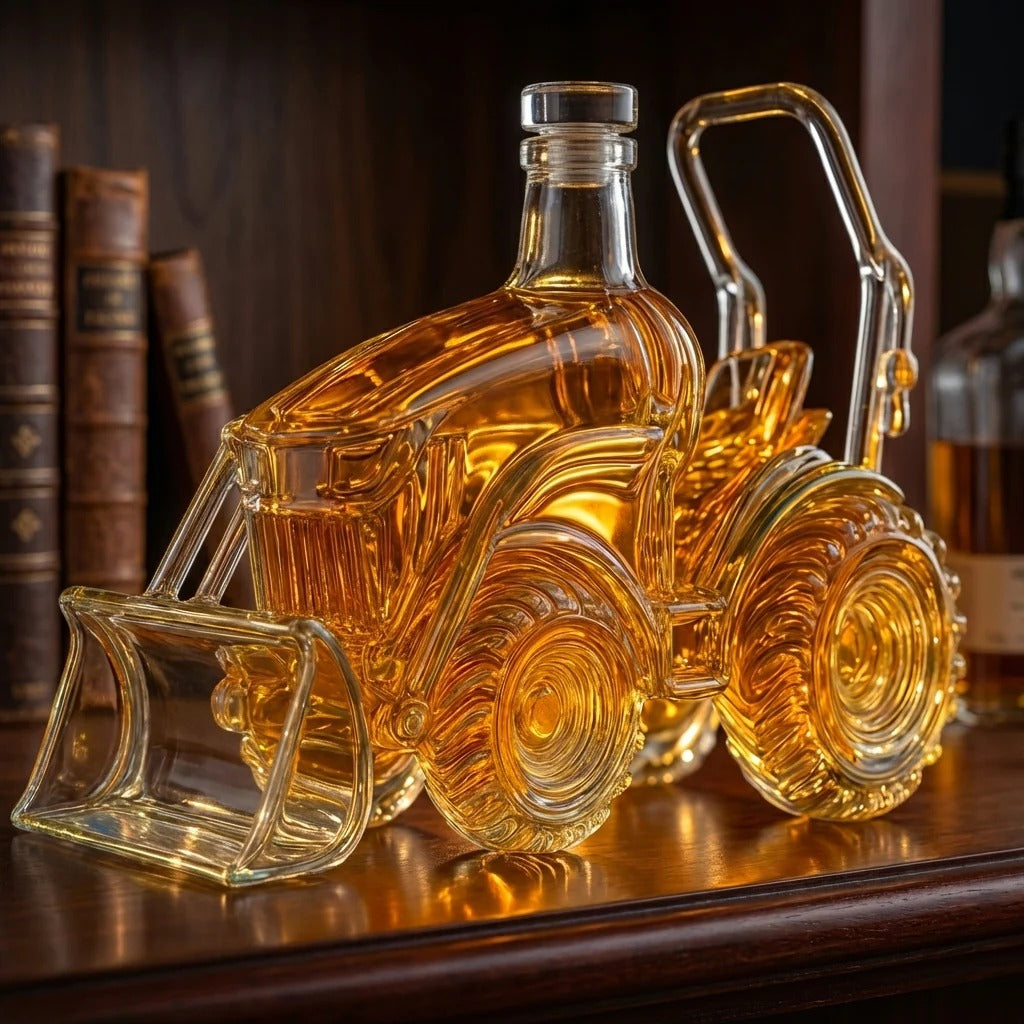 Whiskykaraf – Grøn traktorudgave – billede 7
