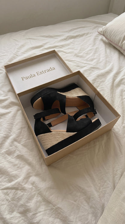 Monica | Elegante wedges med stabil hæl