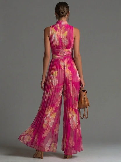 Zakira | Elegant plisseret jumpsuit