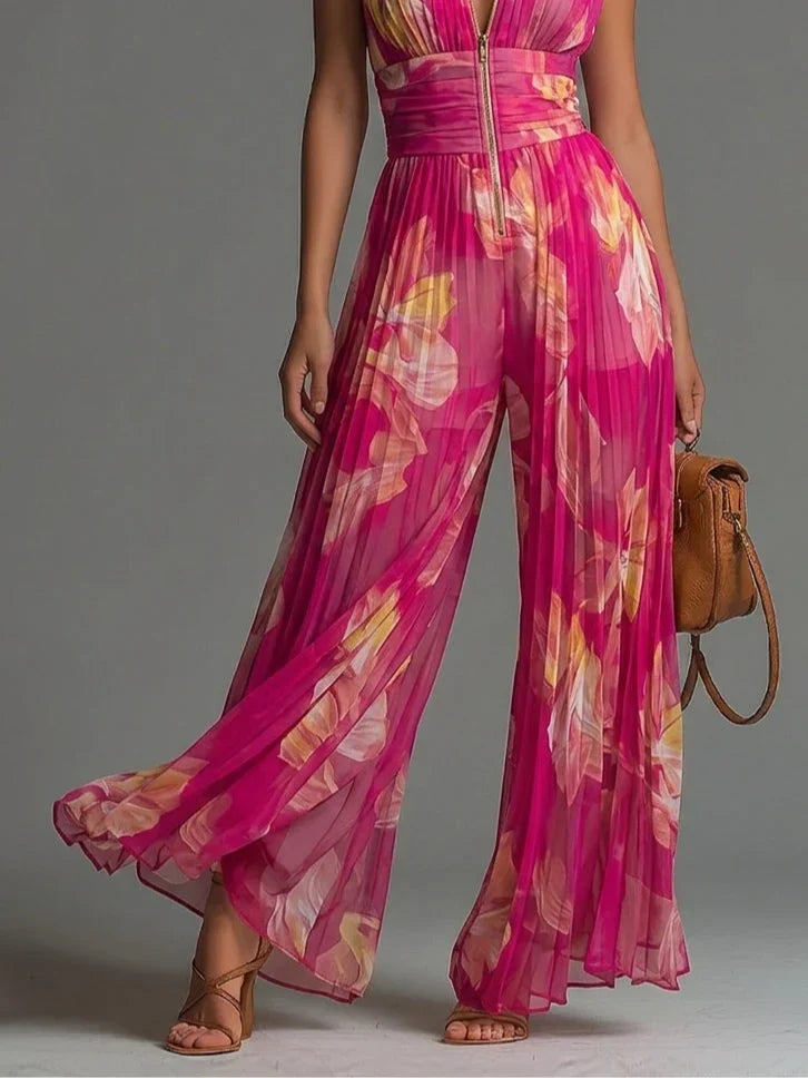 Zakira | Elegant plisseret jumpsuit